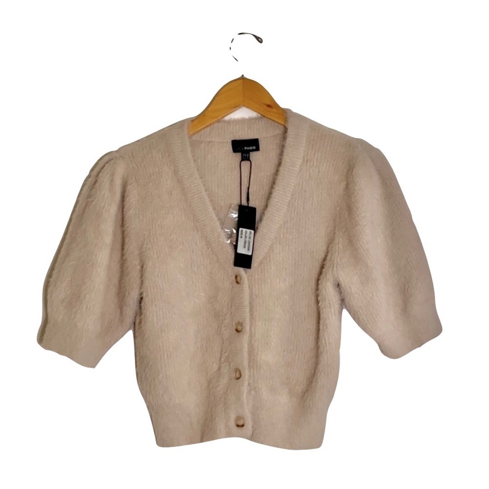 Lucy Paris Lux Fuzzy Cropped Sweater